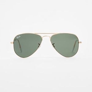 {ray-ban} aviator sunglasses